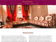 Tablet Screenshot of hamam-savae.de